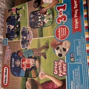 Little Tikes 3-in-1 Sports Set - Blue and Red